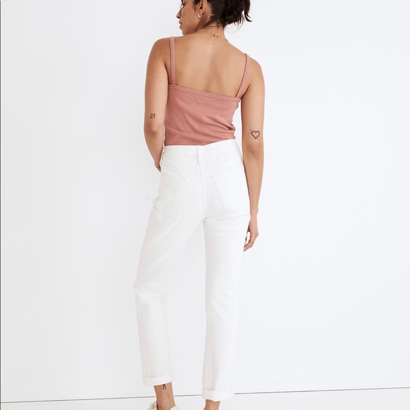Madewell Simboy Jeans in white tile - Picture 4 of 6
